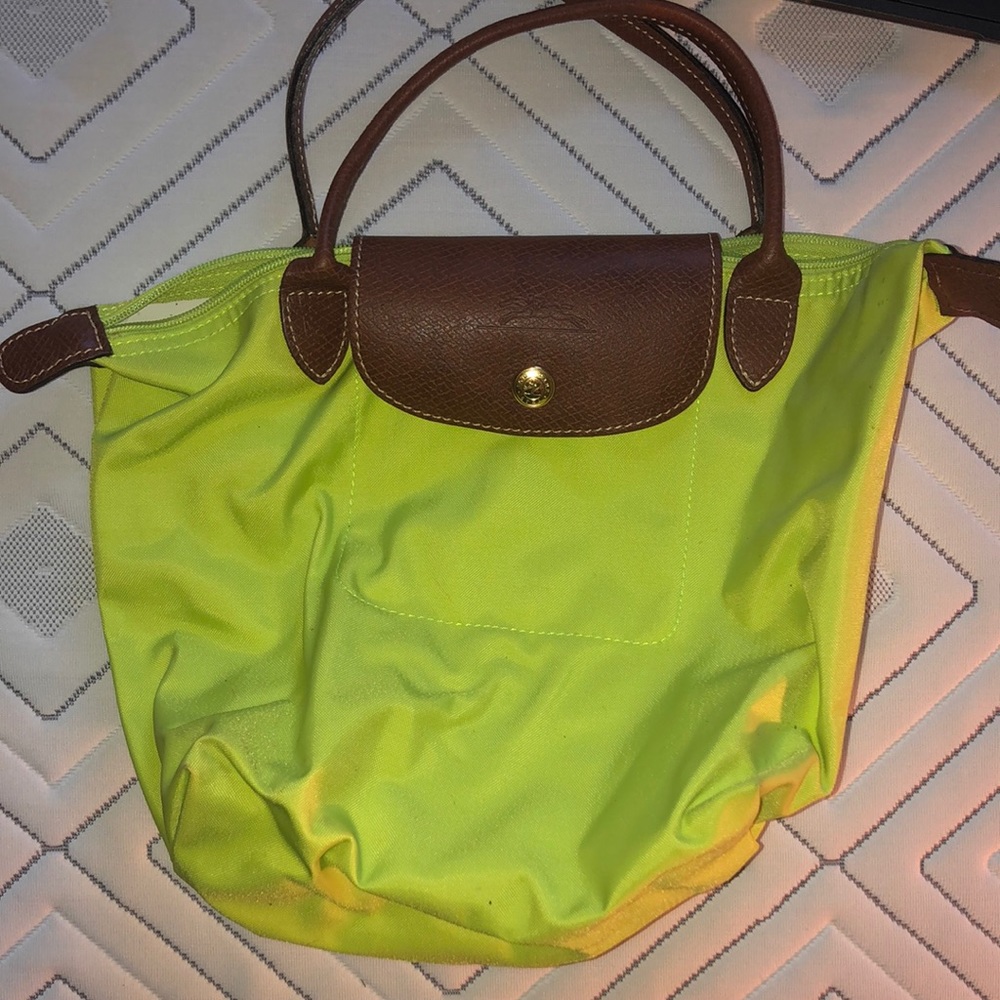 Lime Green Mini Longchamp
